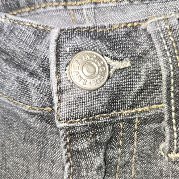 Indigo Six Bootcut Sexy Stretch Jeans Pants Denim Dark Wash Size 1 - Picture 3 of 8